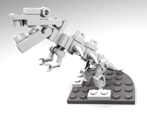 Constructibles® Dino Skeleton Mini Model LEGO® Parts & Instructions Kit