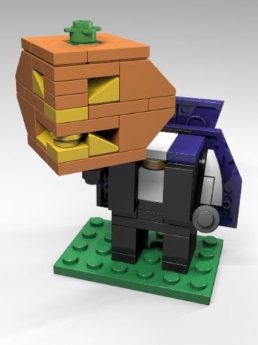 Constructibles® CubeVille Headless Horseman - LEGO® Parts & Instructions Kit