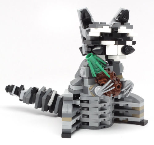Constructibles Raccoon - LEGO® Parts & Instructions Kit