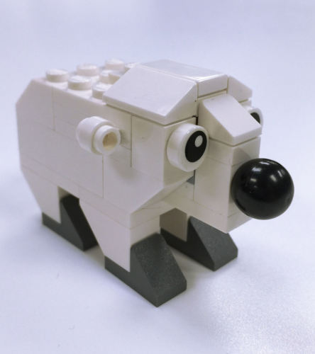 Constructibles Polar Bear LEGO® Parts & Instructions Kit - 40208