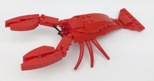 Constructibles Lobster Mini Build - LEGO® Parts & Instructions Kit
